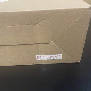 Retired Nora Fleming M5 Square Napkin Holder Candy Dish